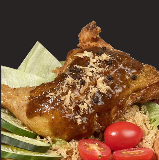 Nasi Ayam Black Pepper/Black Pepper Chicken Rice