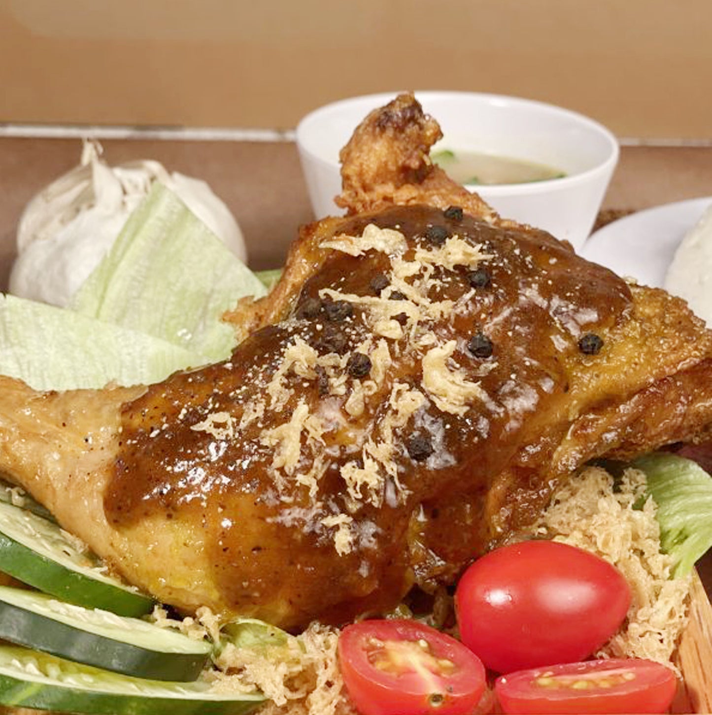 Nasi Ayam Black Pepper/Black Pepper Chicken Rice