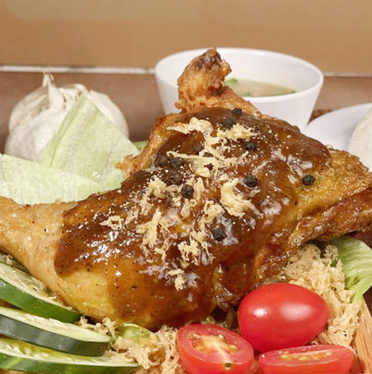 Nasi Ayam Black Pepper/Black Pepper Chicken Rice
