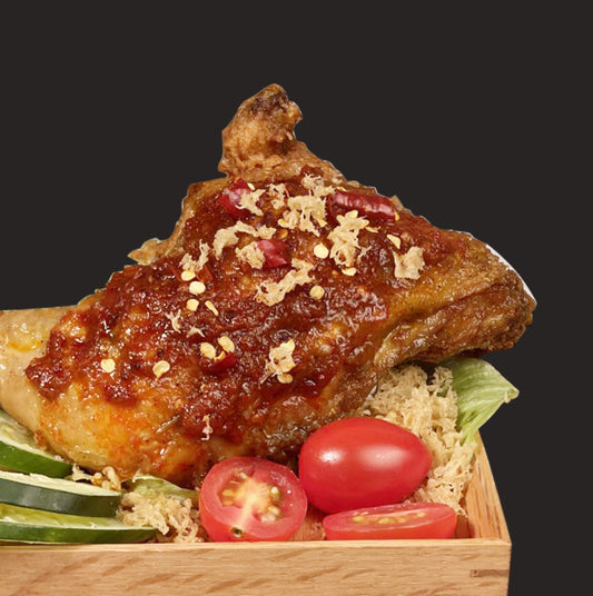 Nasi Ayam Sambal/Sambal Chicken Rice