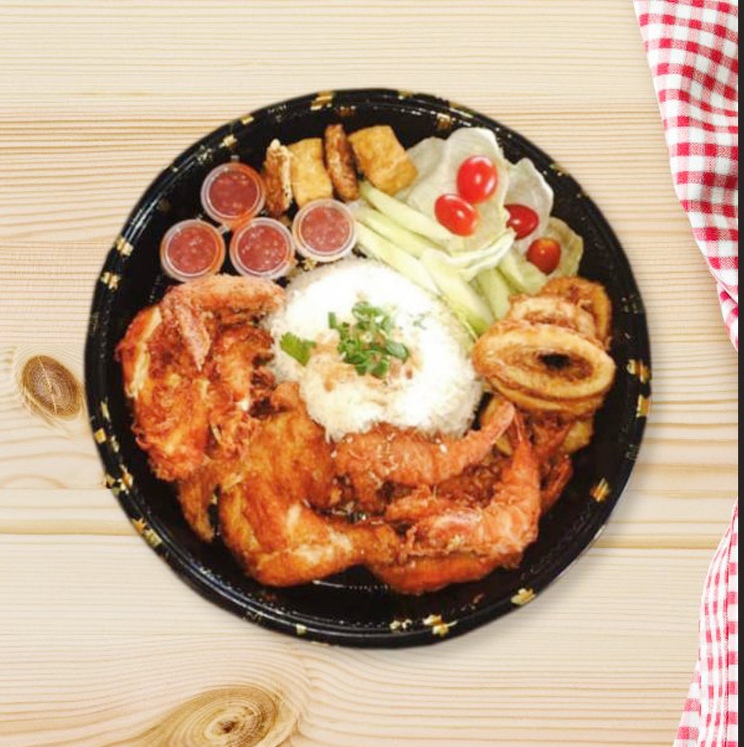 Platter Combo U.S.A (Udang. Sotong. Ayam)