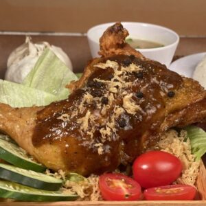 Nasi Ayam Black Pepper / Black Pepper Chicken Rice